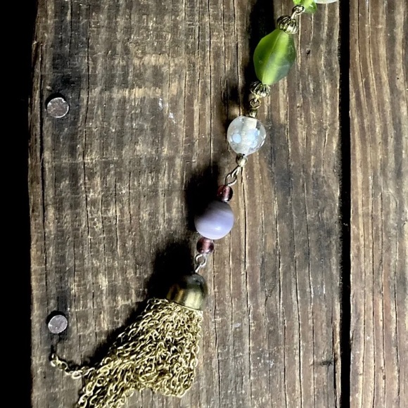 Katherine's Collection Glass Beaded Tassel Christmas Ornament Decorations x8 - Picture 6 of 10